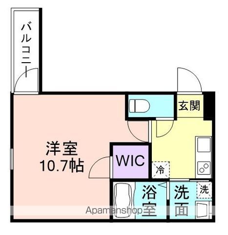 【和歌山市吹屋町のアパートの間取り】