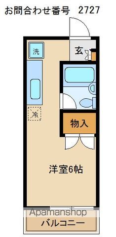 セレーヌ若狭の間取り写真