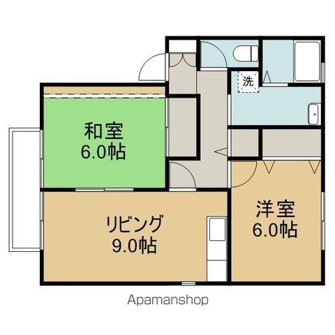 アンリキャトルBの間取り写真