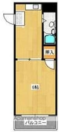 コート松島Ⅰ[1K/21.23m2]の間取図