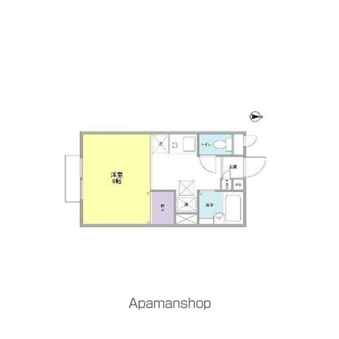 【川崎市高津区下作延のアパートの間取り】