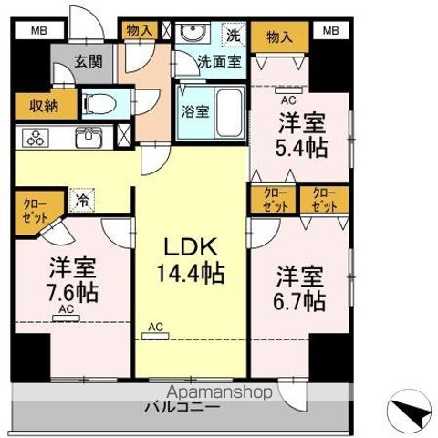 ロイヤルKJの間取り写真