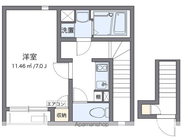クレイノアクアパレスの間取り写真