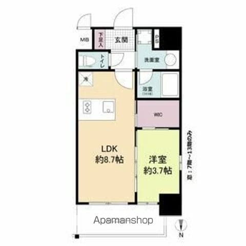 ORSUS大阪福島の間取り写真