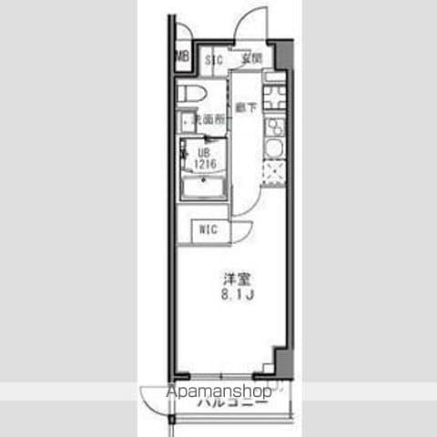 SーRESIDENCE目黒大岡山の間取り写真
