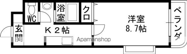 パセオ西宮北口町の間取り写真
