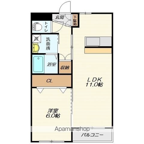 PERSIMMON北山形の間取り写真