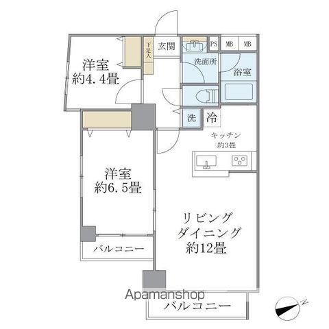 KDXレジデンス秋葉原の間取り写真