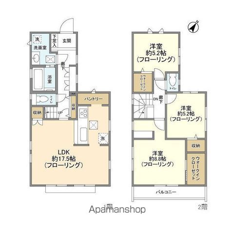 ＫＯＬＥＴ流山江戸川台０８の間取り