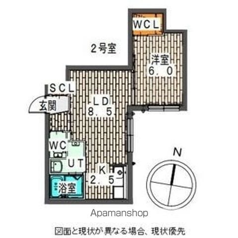 ELLE CUBE学園前の間取り写真