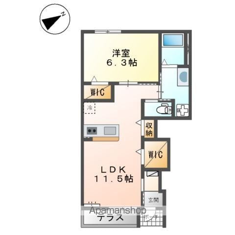 エコハウス華園 社の間取り写真