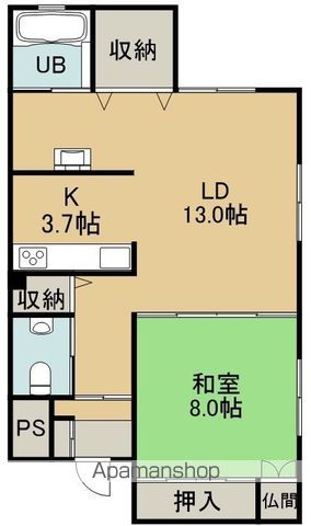 シエルブルードゥの間取り写真