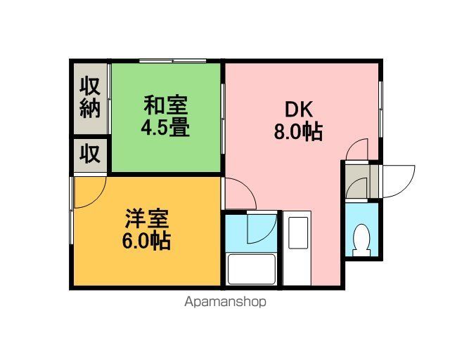 森田マンションの間取り写真