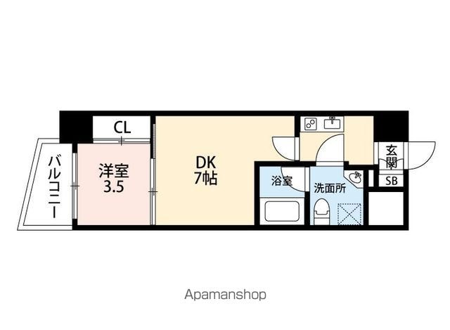 APRILE南森町の間取り写真