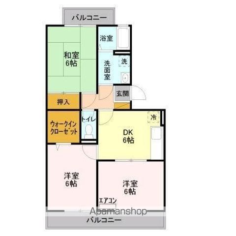 ランドウィン 五番館の間取り写真