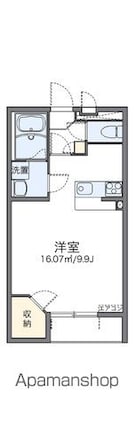 レオネクストジュネスⅥ[1K/31.05m2]の間取図