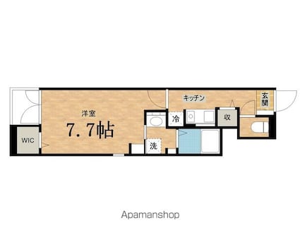 サンフィールド[1K/29.12m2]の間取図