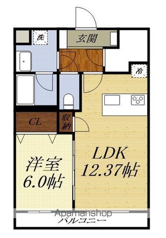 CLAST 1の間取り写真