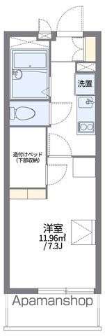 レオパレスメモラブルIIの間取り写真