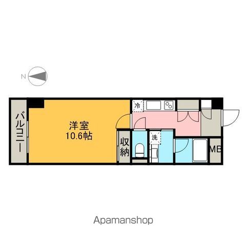 レジデンス上前津スクエアの間取り写真