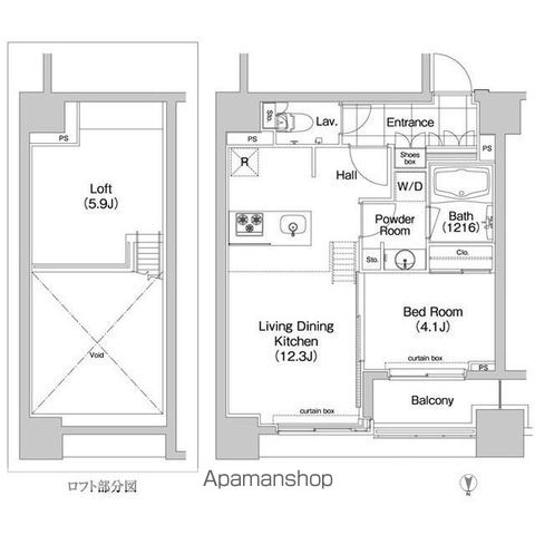 コンフォリア新川の間取り写真