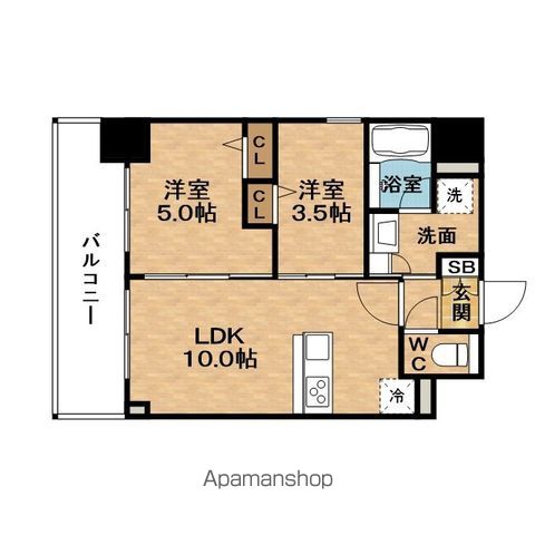 SRESIDENCEFUKUSHIMADIVERSEの間取り写真