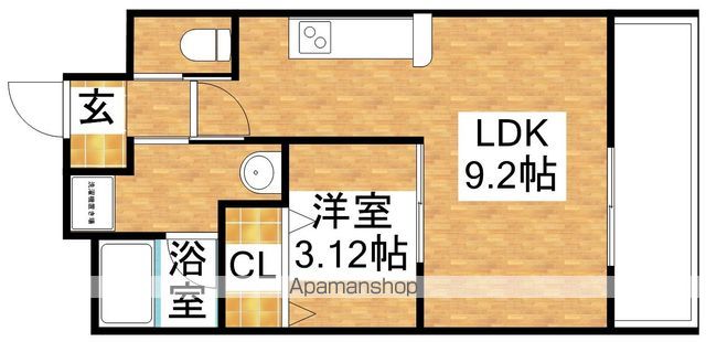 アーバンフラッツ西中島の間取り写真