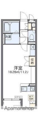 レオネクストオールリバー[1R/32.28m2]の間取図