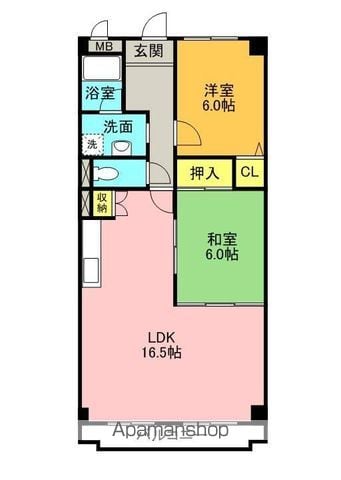 サンハイツ寝屋川の間取り写真