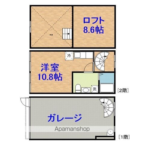 ガレージハウス R-BASEの間取り写真