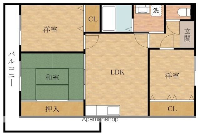 クレアジオーネ岸和田の間取り写真