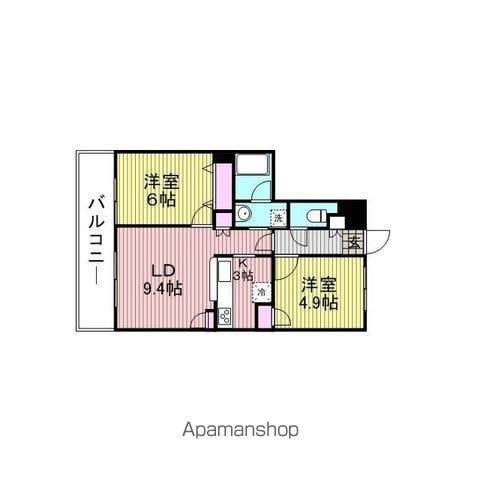 メルヴェーユ調布の間取り写真