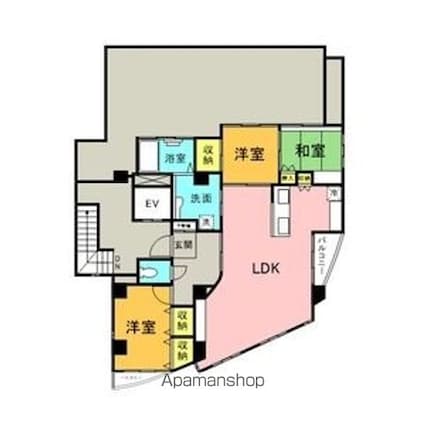 ＴＫボヌール[2LDK/78.23m2]の間取図