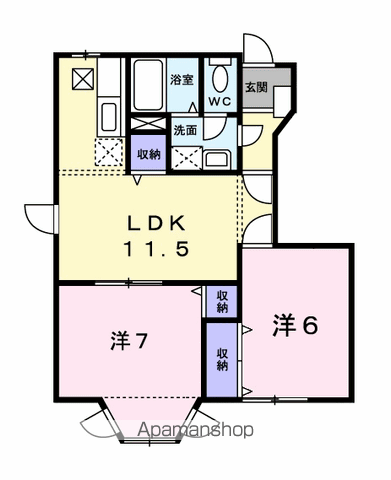 ARK HILLS 壱番館の間取り写真
