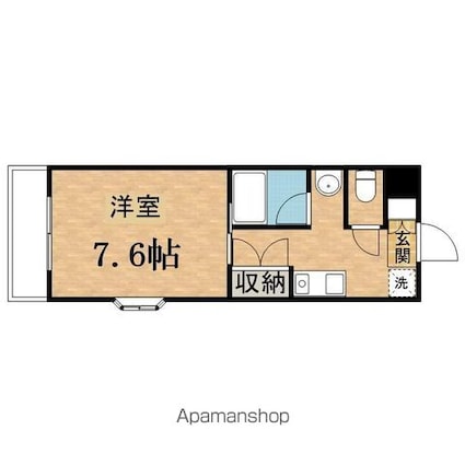 Ｃ’ｓ２０　ＫＯＹＡＴＡ[1K/24.9m2]の間取図