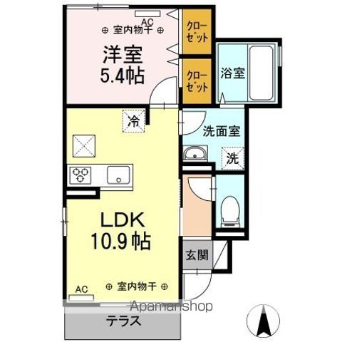 【ソレイユ　ＴＥＮの間取り】