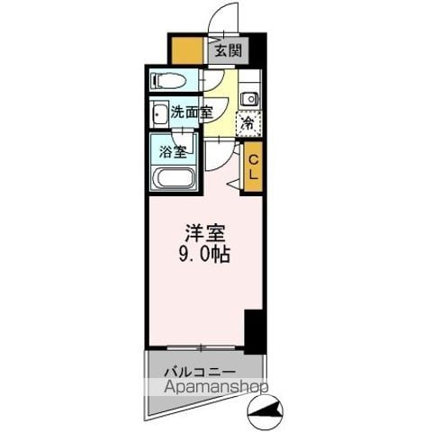 カスタリアタワー肥後橋の間取り写真