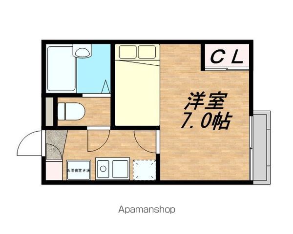 レオパレスエクセルライフの間取り写真