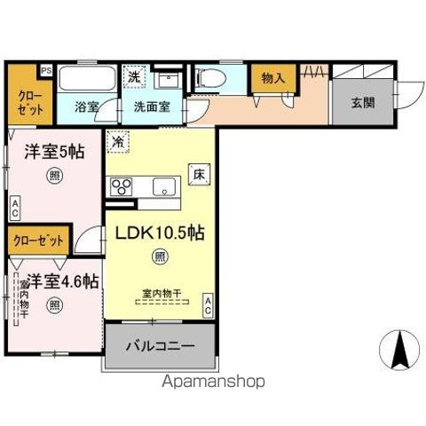 REACHの間取り写真
