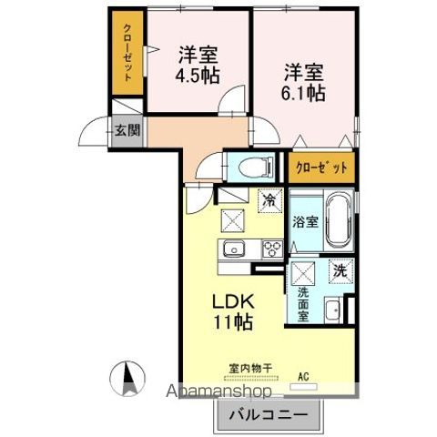 フェリス ニードの間取り写真