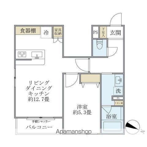 THE SHINAGAWA EAST RESIDENCEの間取り写真