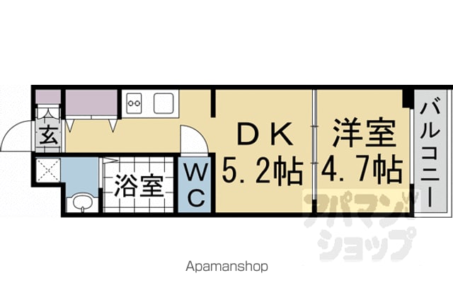ファステート京都西KIWAMIの間取り写真
