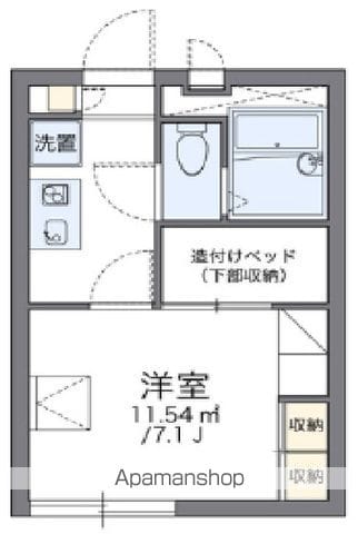 レオパレスエクセルライフの間取り写真