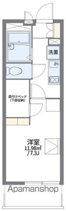 レオパレス豊田壱番館[1K/20.81m2]の間取図