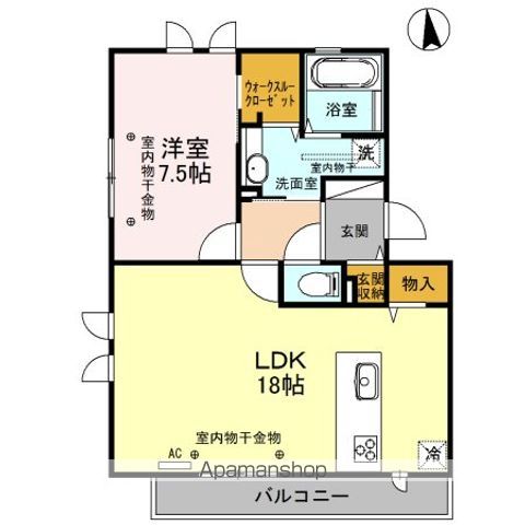 金沢市 3階建 築12年の間取り写真