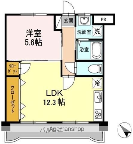 大神第６ビルの間取り