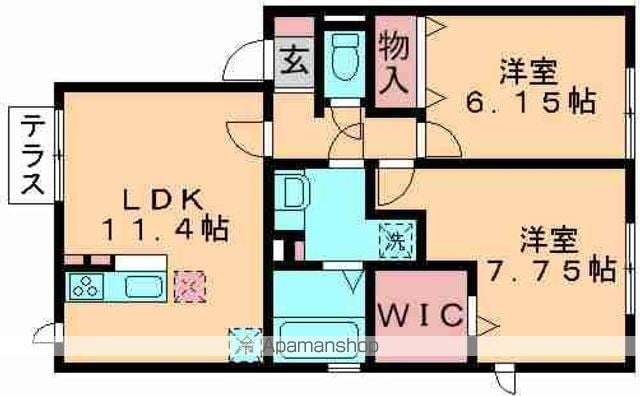 バードネイチャー C棟の間取り写真