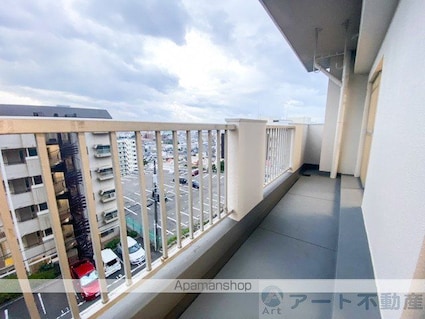 第８５杉フラット[3DK/61.83m2]のバルコニー