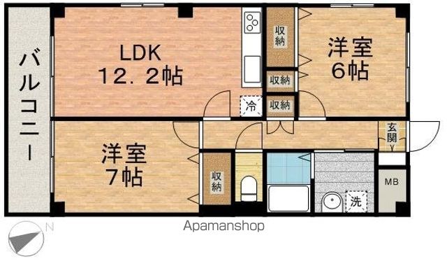 KAZU市川の間取り写真