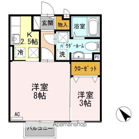 セジュール京の間取り写真